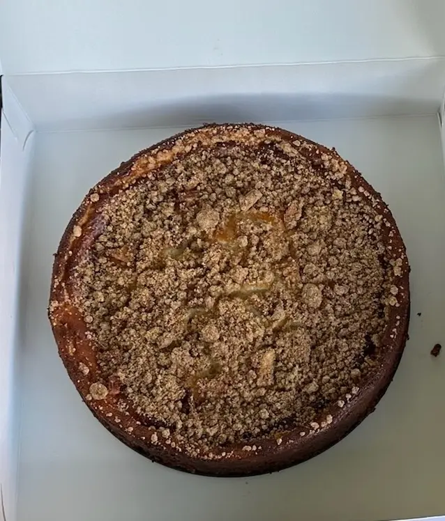 Bake Me Big Cheesecake -crumble-appel