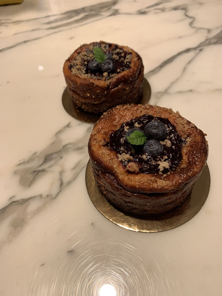 Bake Me Cheesecake crumble-berries (per 4 tartelettes)